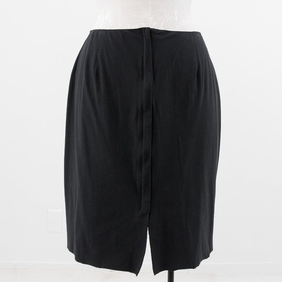 Tahari Dresses & Skirts - Tahari 6 Mini Cotton Pencil Simple Skirt Black